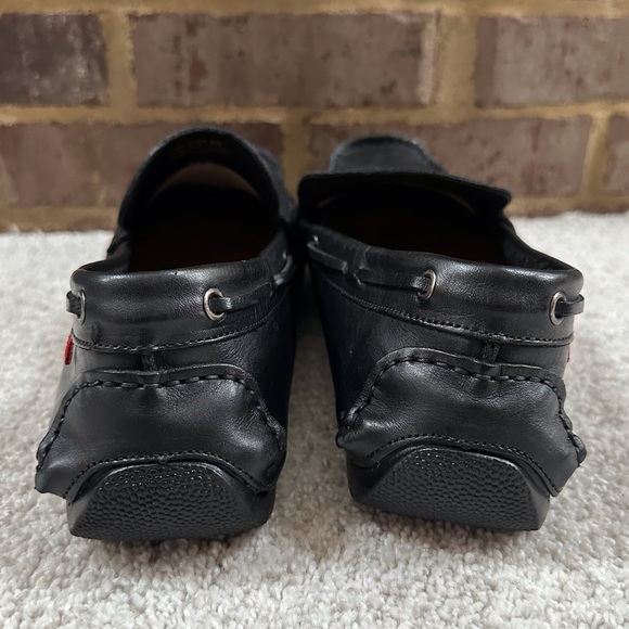 Marc Joseph Black Leather Driver Loafers - Picture 7 of 13